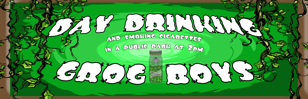 Stream Day Drinking and Smoking Cigarettes in a Public Park at 2pm by Grog  Boys